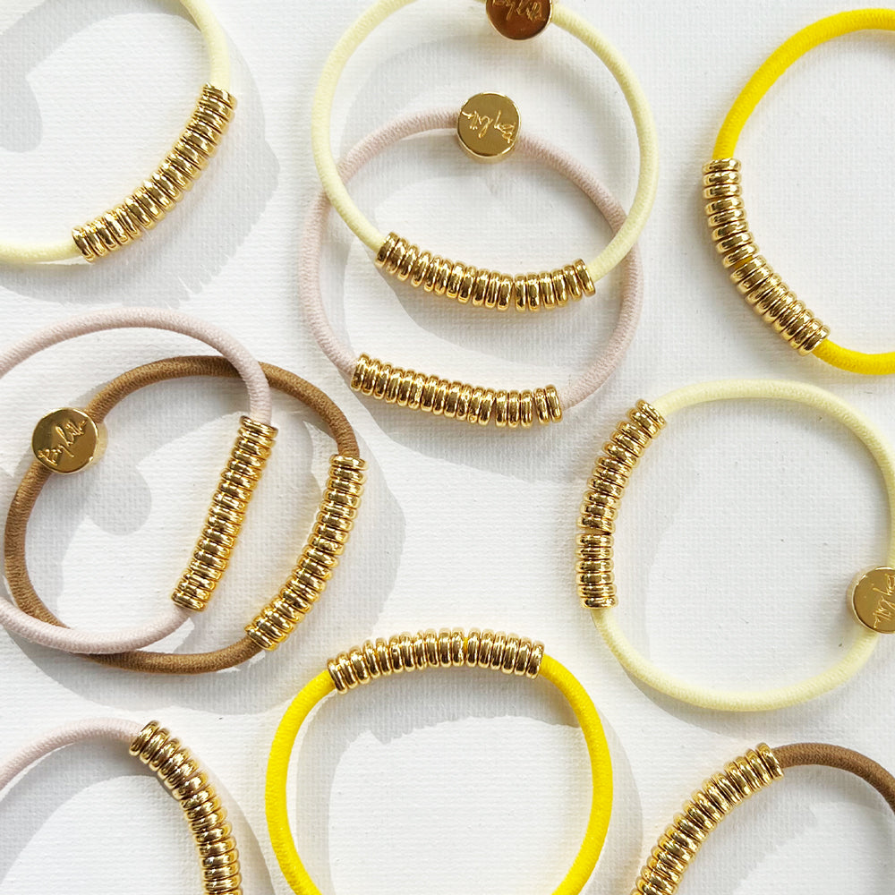 DISC SPRING SUMMER MIX & MATCH Bracelet/ Hairties - GOLDEN HOUR