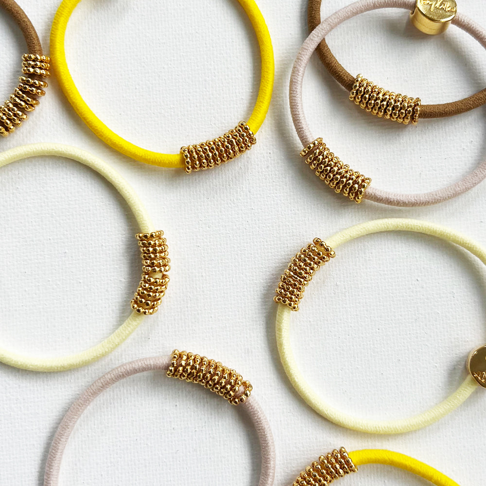 SHAKER SPRING SUMMER MIX & MATCH Bracelet/ Hairties - GOLDEN HOUR