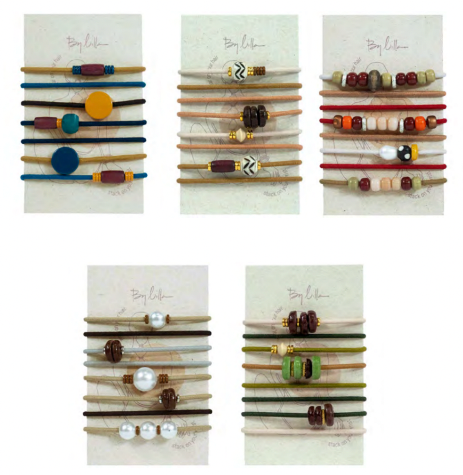 ASSORTED EIGHTS- FALL/WINTER BRACELET/HAIRTIES