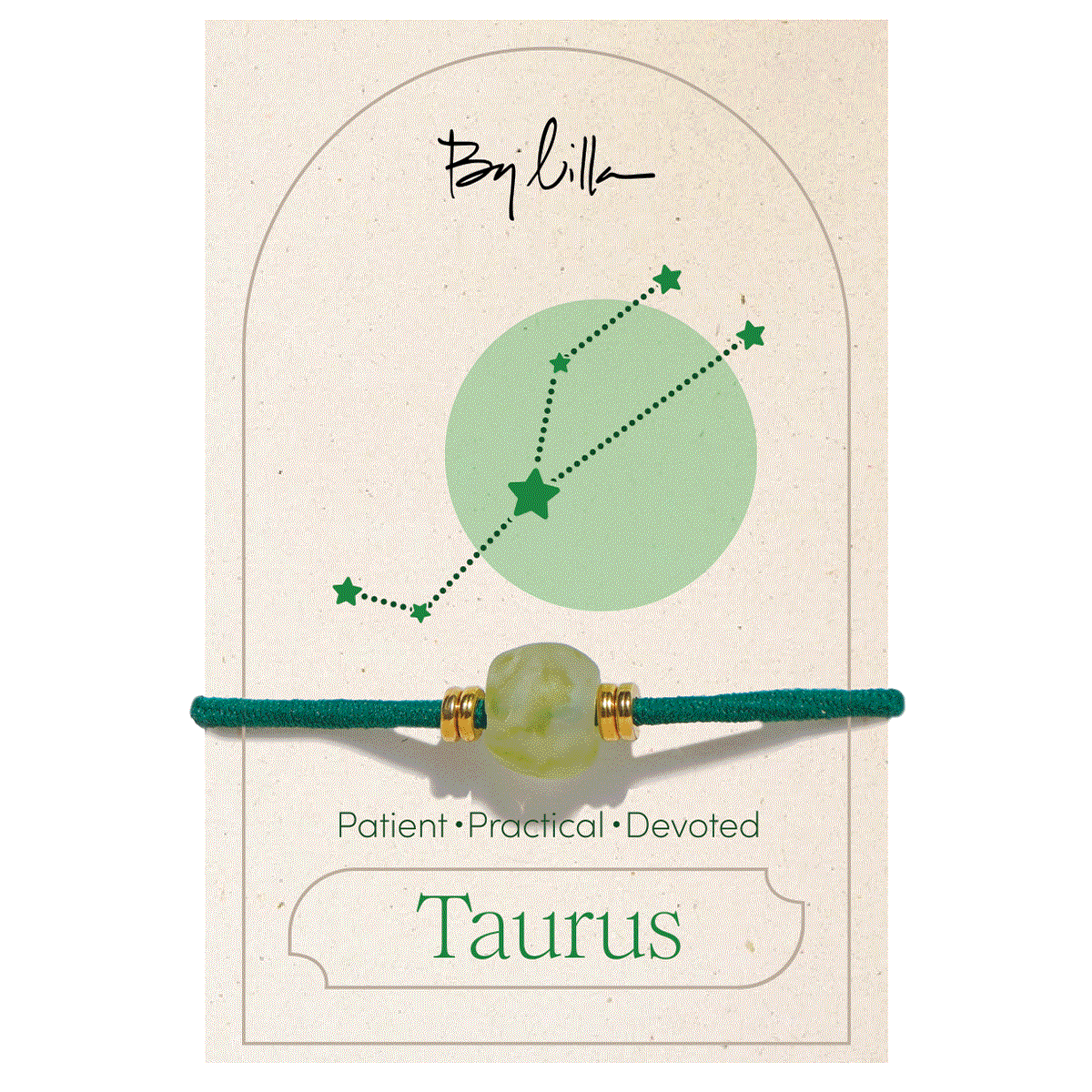 TAURUS - ZODIAC BRACELET/HAIRTIES SPRING/ SUMMER
