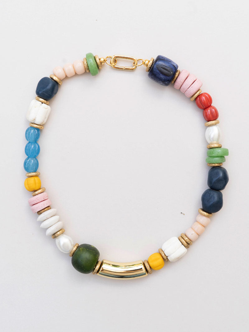 VINTAGE- CHUNKY STATEMENT NECKLACE JEWELRY GOLD/ FALL/ WINTER